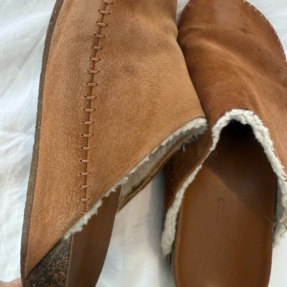 Jenni Kayne Suede Clogs, Fair, 0195 - Picture 14 of 16